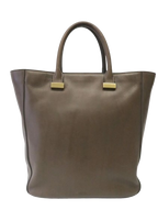 The Row Grey Tall Tote Bag - Well worn