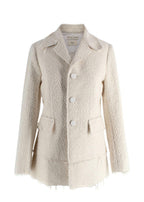 Bottega Veneta Cream Tweed Jacket