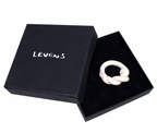 Levens Glazed Clay Chunky Twist Ring