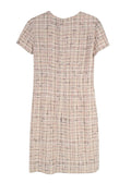 Chanel Baby Pink Tweed Mini Dress