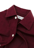 Burgundy Corduroy Shirt