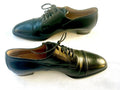 Hermes Vintage Black Leather Ladies Brogues
