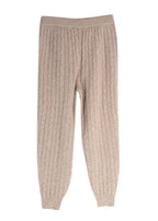 Polo Ralph Lauren Beige Argyle Knit Wool Blend Joggers