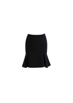 Black Fit & Flare Mini Skirt