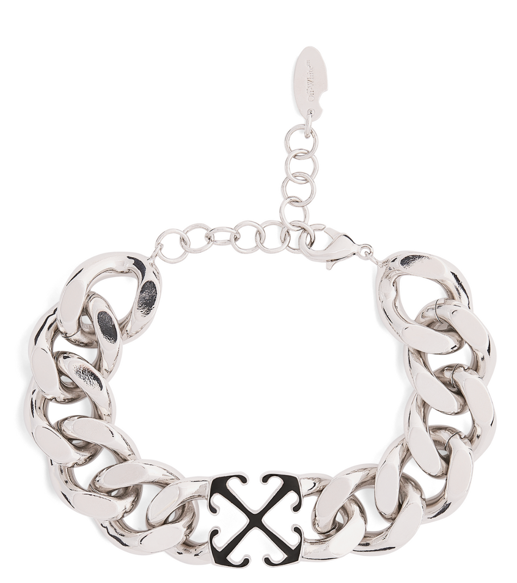 Off-White Enamel Arrow Bracelet