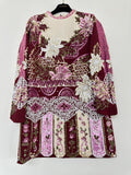 Sequin Embroidered Mini Dress