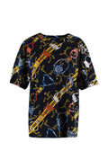 Hermes Bleu Abysse  'Etriers Interlock' Maxi T-Shirt