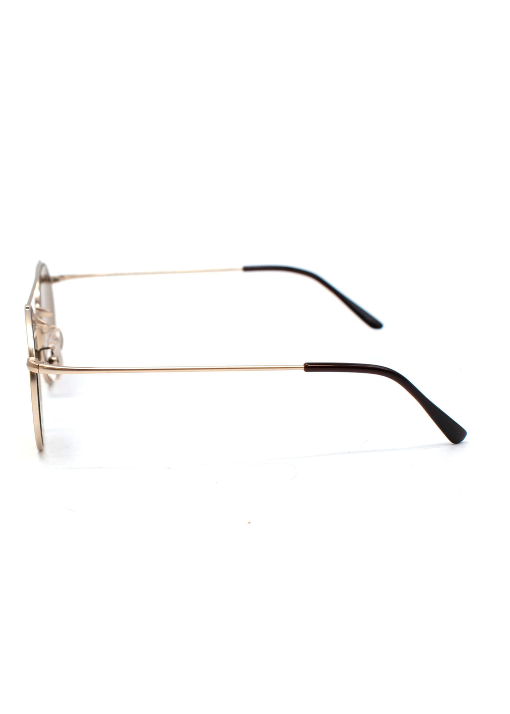 Rose Gold Aviator Sunglasses