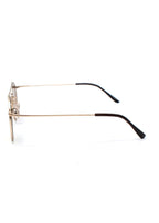Rose Gold Aviator Sunglasses