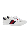 White leather Ace trainers