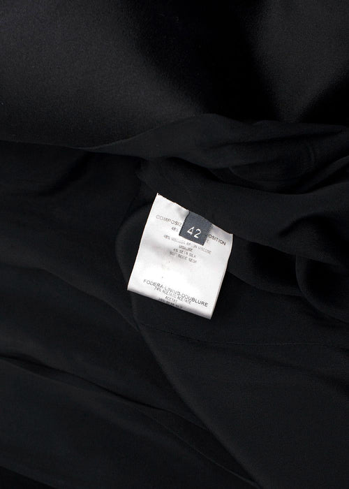 Alexander McQueen Black Blazer with Gold Button Fastening