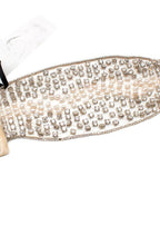 pearl & crystal mesh face mask