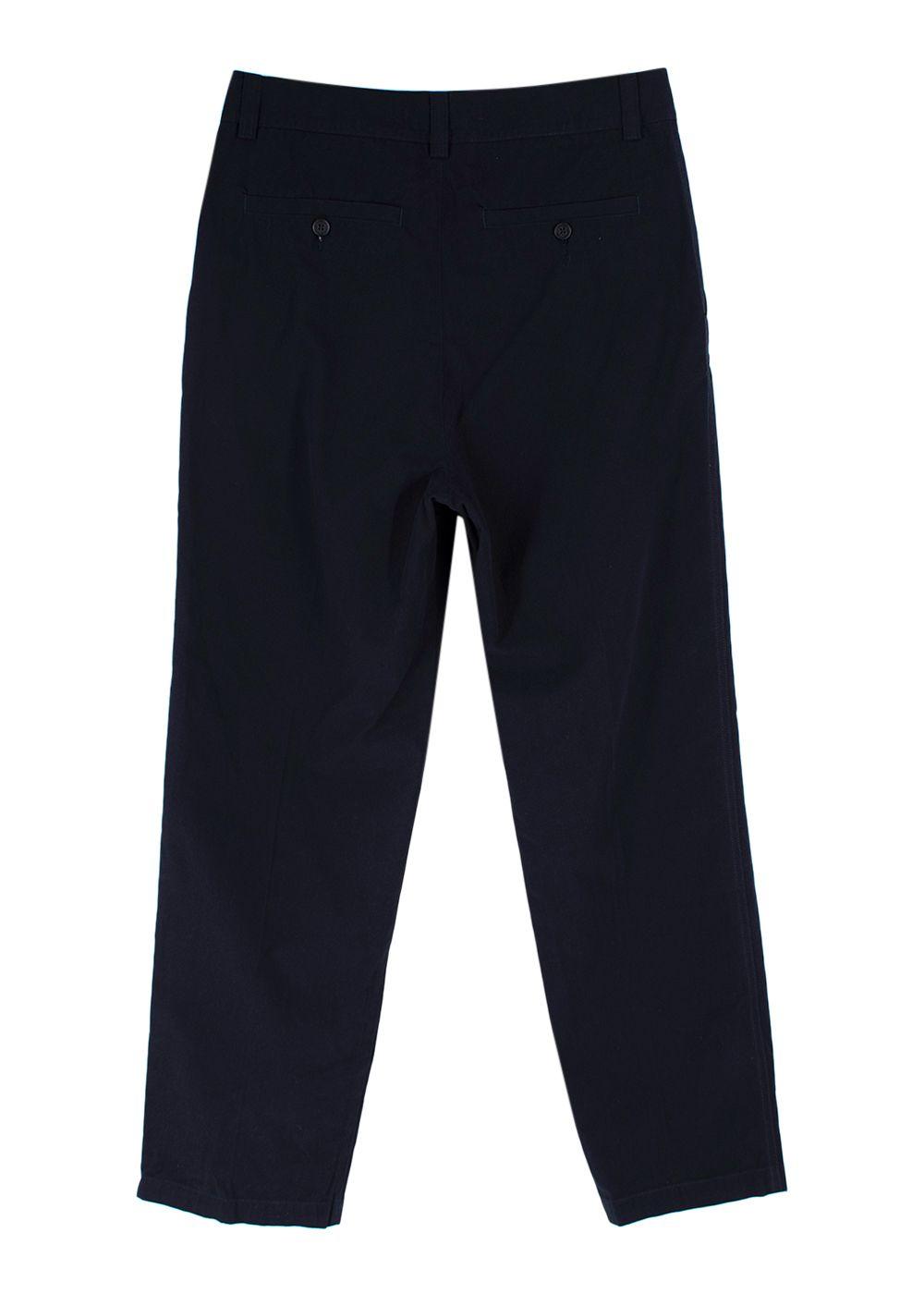 Orlebar Brown Navy Cotton Trousers