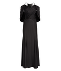 Huishan Zhang Bernice Draped Satin-Jersey Gown