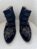 Chloe Black Studded Susanna Boots