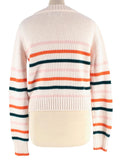 La Ligne White Striped Wool Blend  Jumper