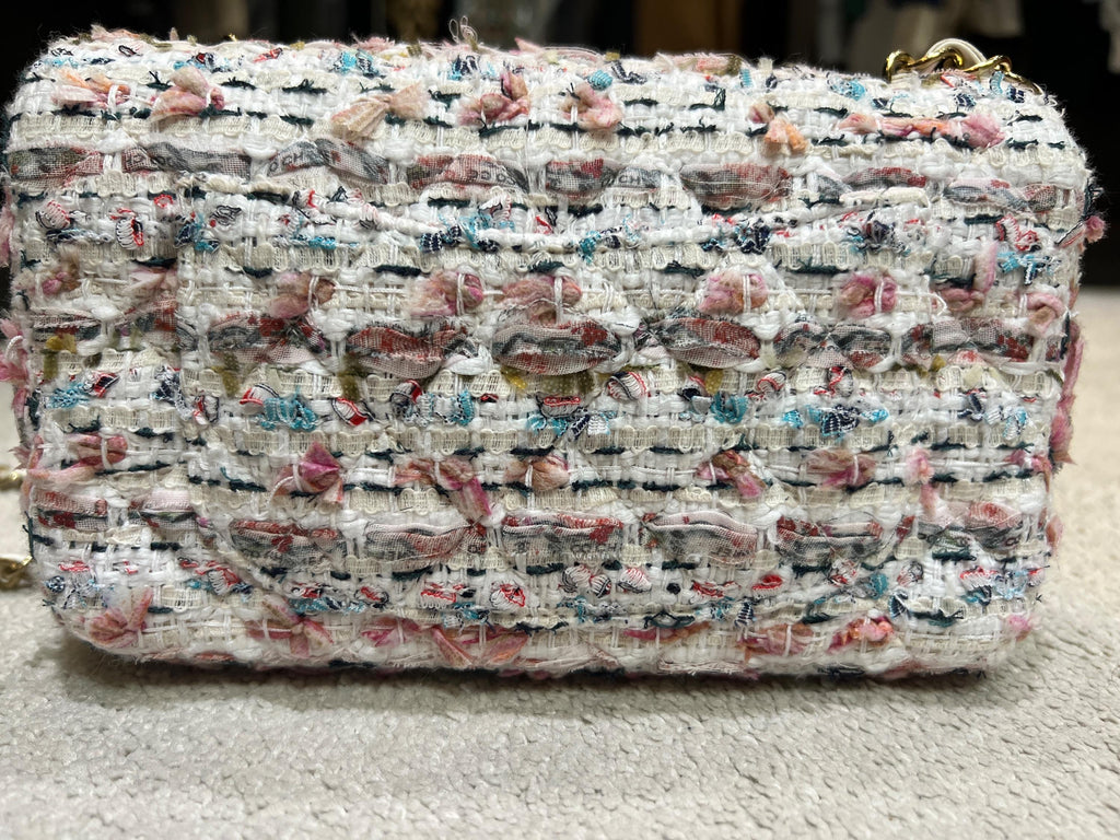 Limited Edition Multicoloured Tweed Mini Flap Bag