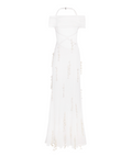 Jacquemus White La Robe Mazzolu Maxi Dress
