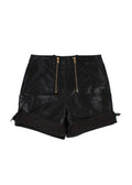 Philosophy Di Lorenzo Serafini Faux Leather Shorts