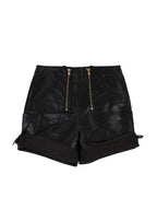 Philosophy Di Lorenzo Serafini Faux Leather Shorts
