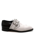 Black & White Buckle Loafers