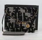 Chanel Tweed Houndstooth 22 Bag