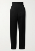 Khaite Lenn High-Rise Crepe Trousers