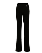 Off-White Side-Stripe Ribbed Flared Trousers