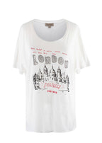 Burberry White London Print T-shirt