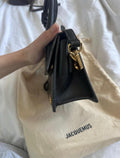 Jacquemus Black Leather Le Chiquito Bag