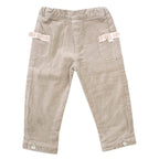 Tartine et Chocolat Girls 18M Beige Velour Trousers