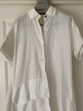 Lena Lumelsky White Cotton Demi Shirt Dress