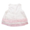 Darlings Baby Ruffled Pink & White Dress