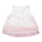 Darlings Baby Ruffled Pink & White Dress