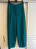 Teal Tailored Trousers