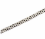 18ct white gold & white diamond bracelet