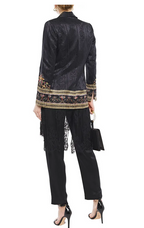 Camilla Lace trimmed Jacquard Jacket