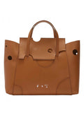 Brown Leather Burrow 32 Tote Bag