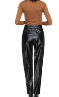 Isabel Marant Coated Black Fabric Pants