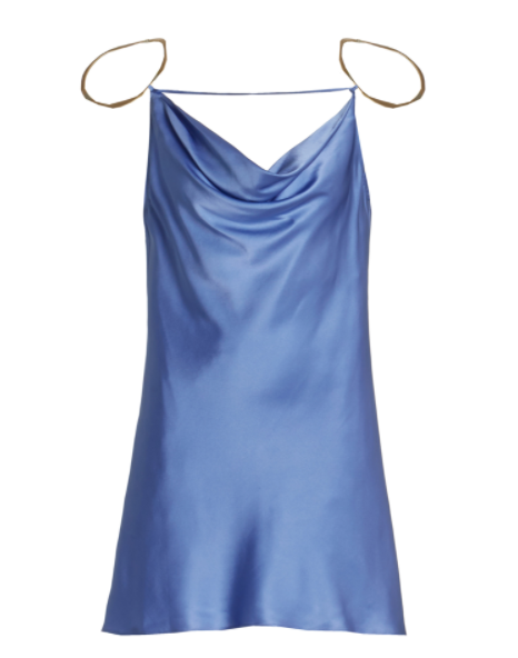 Cult Gaia Tahoe Blue Azariah Mini Dress