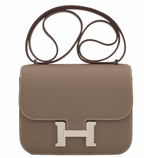 Etoupe Epsom Constance 18 cm with Palladium Hardware