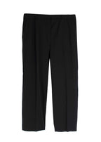 Stella McCartney Black Straight-Leg Mid-Rise Stretch-Wool Trousers