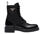 Prada Black Re- Nylon Combat Boots