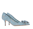 Dolce & Gabbana TBlue aprmina Lace crystals shoes