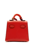 Hermes Sanguine Tadelakt Micro Mini Twilly Kelly Bag Charm