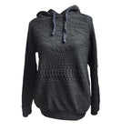 Maje Textured Cotton Hoodie
