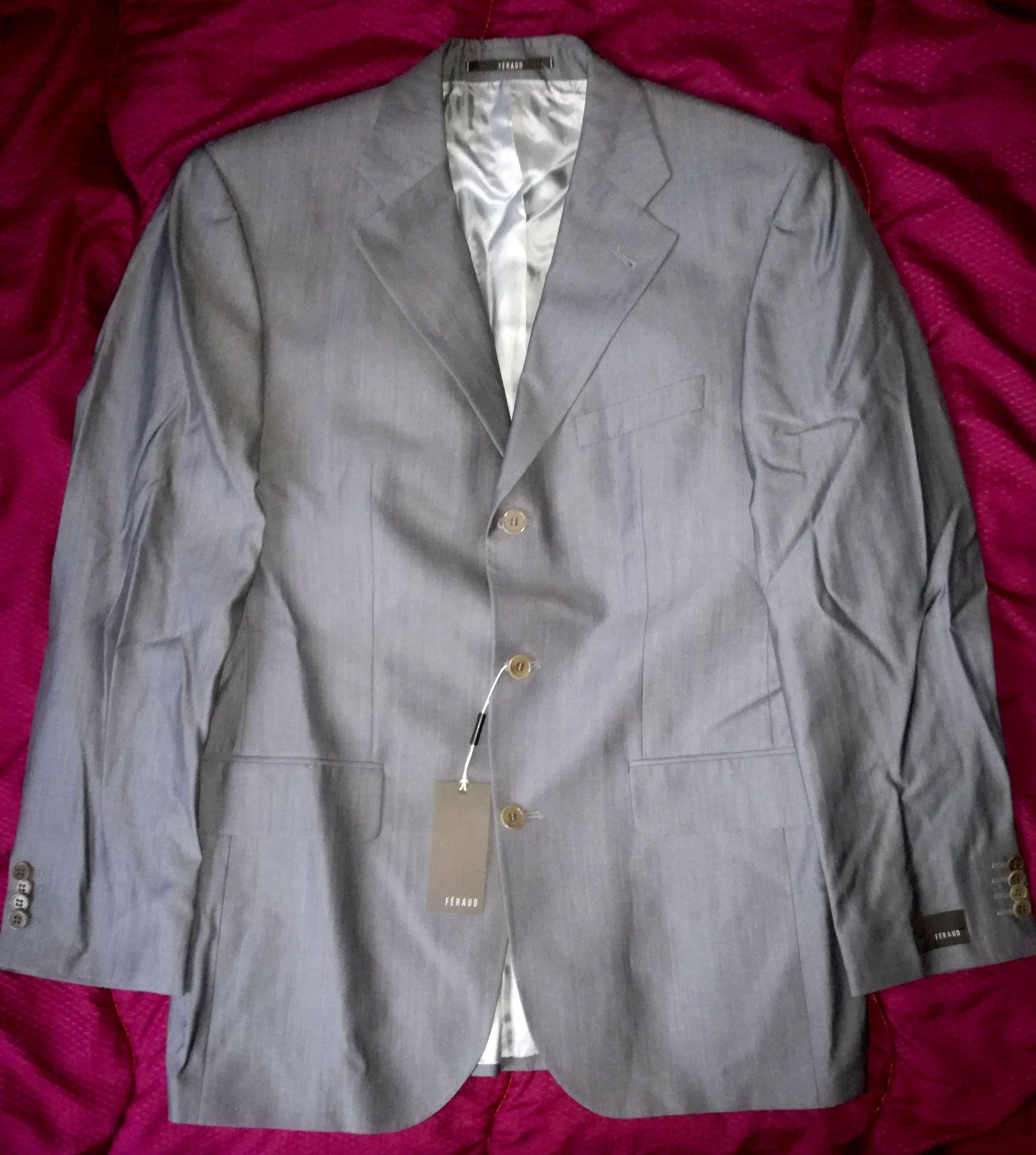 Feraud Paris Wool & Silk Suit Jacket Blazer