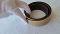 Hermes cuir seul brown leather belt strap