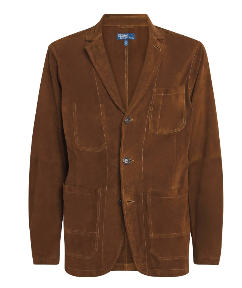 Polo Ralph Lauren Suede Unstructured Blazer