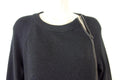 Vince Leather Trim Knit Jumper